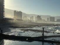 Morning view from restaurant