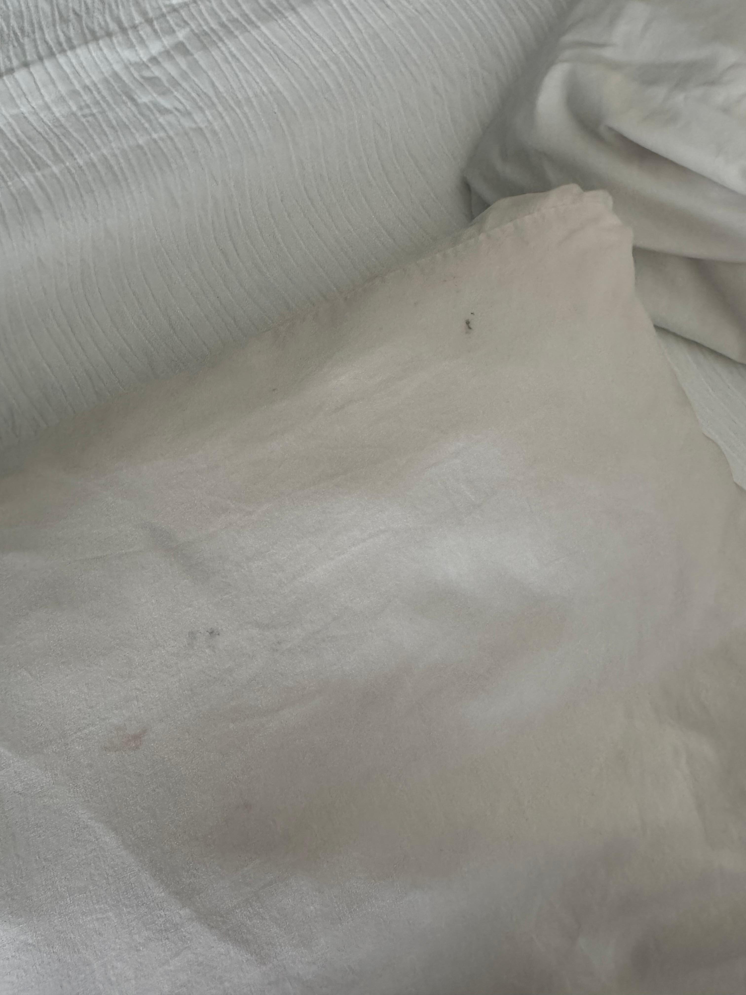 stained pillowcases