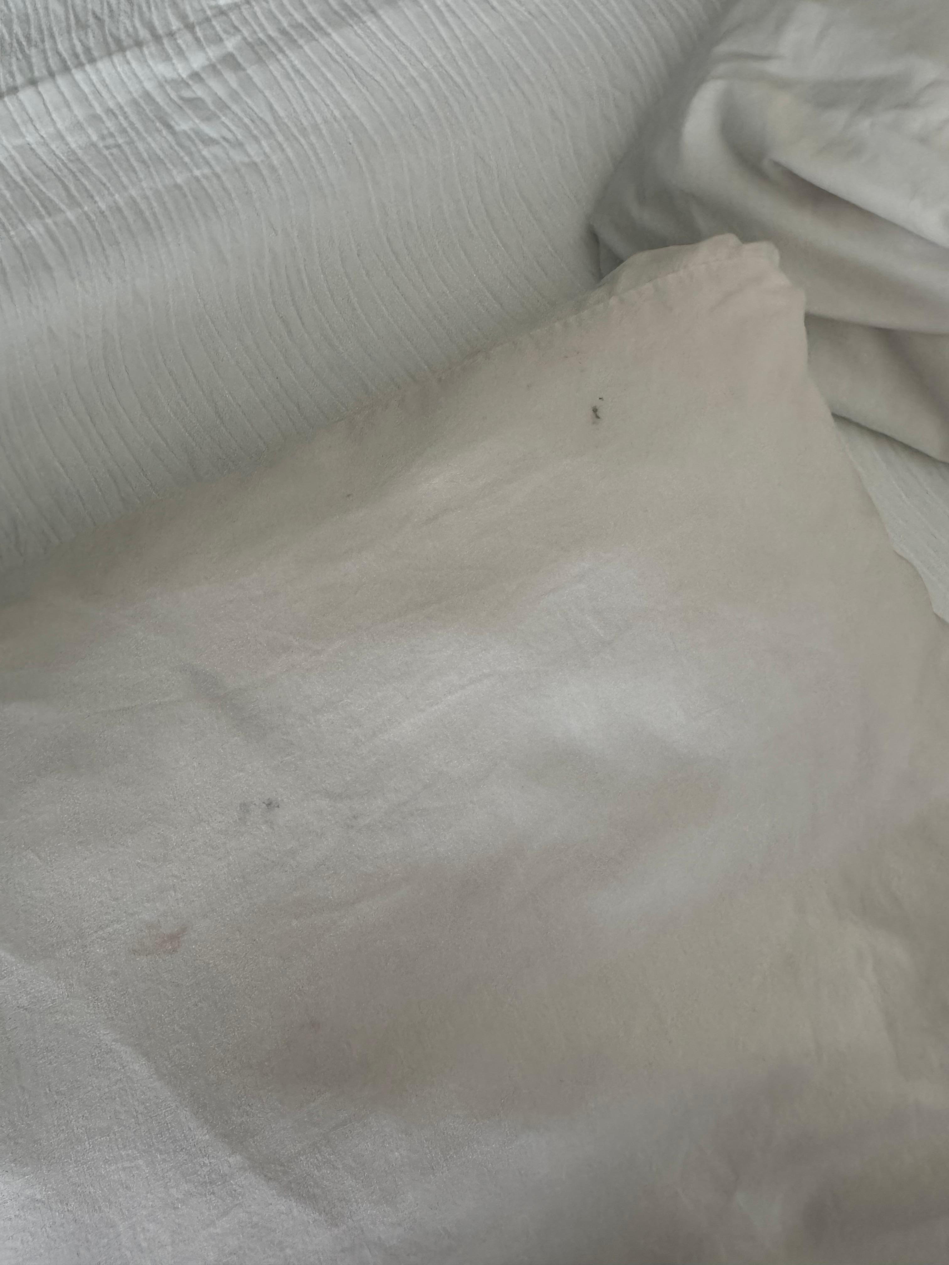 stained pillowcases
