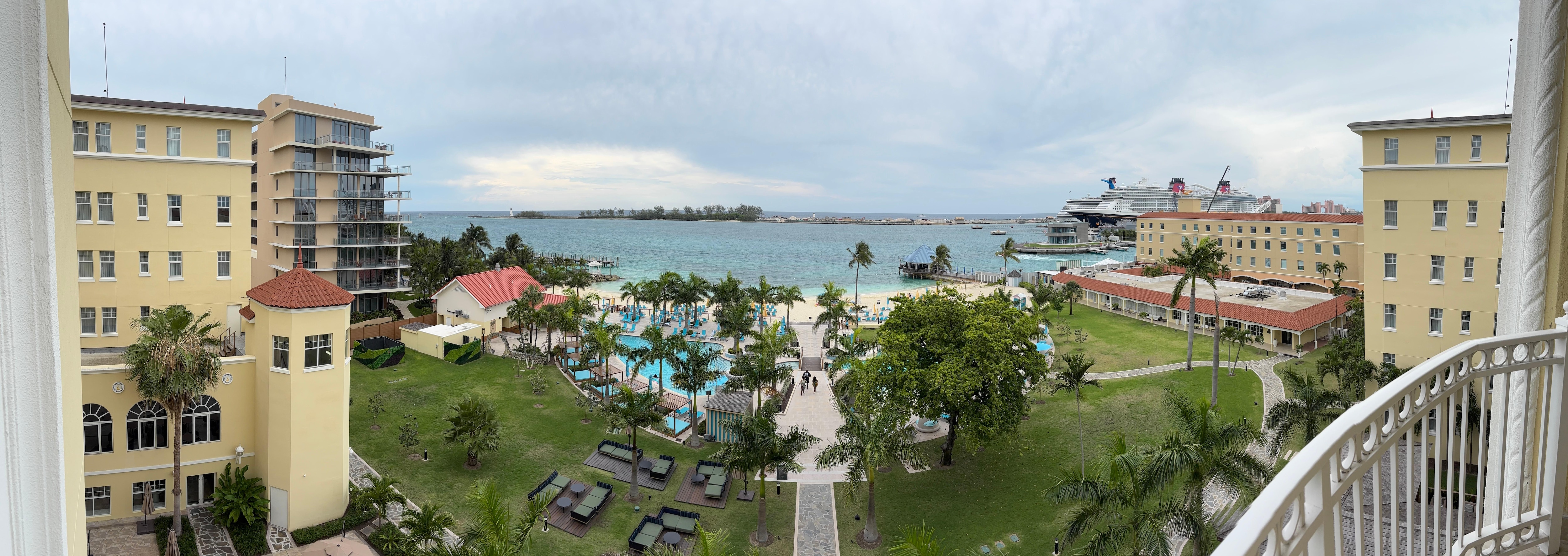View from the balcony.