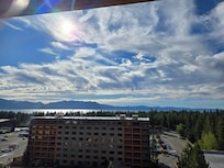 Beautiful view from our balcony.