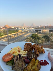 View from the restaurant on the 5th floor.
