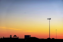 Sunset from our room.