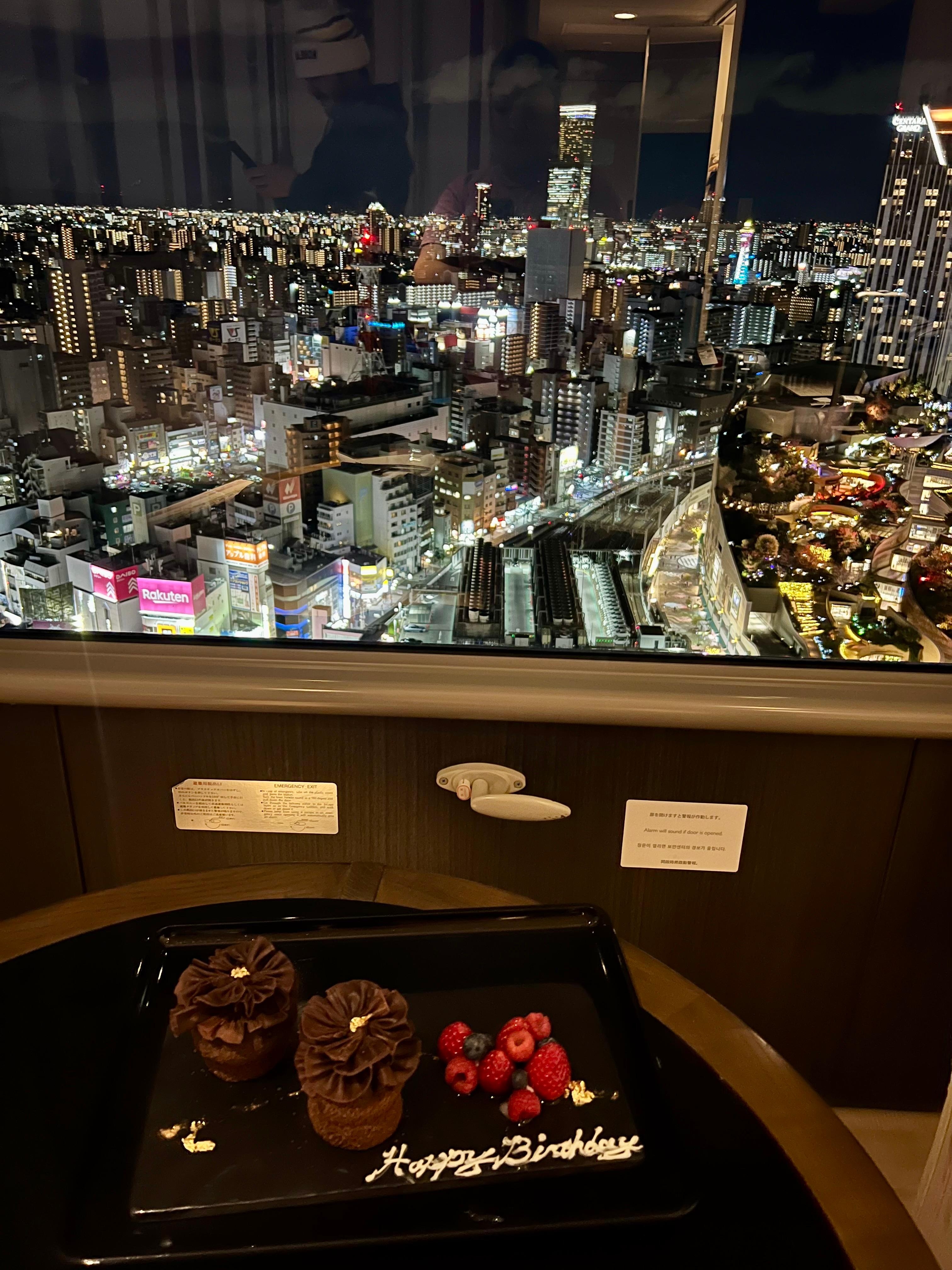 We checked in and was greeted with a delightful surprise for my Fiancé birthday- it was also delicious 