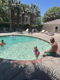 We lived in the pools. They were perfect.