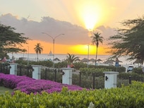 View from the hot tub area