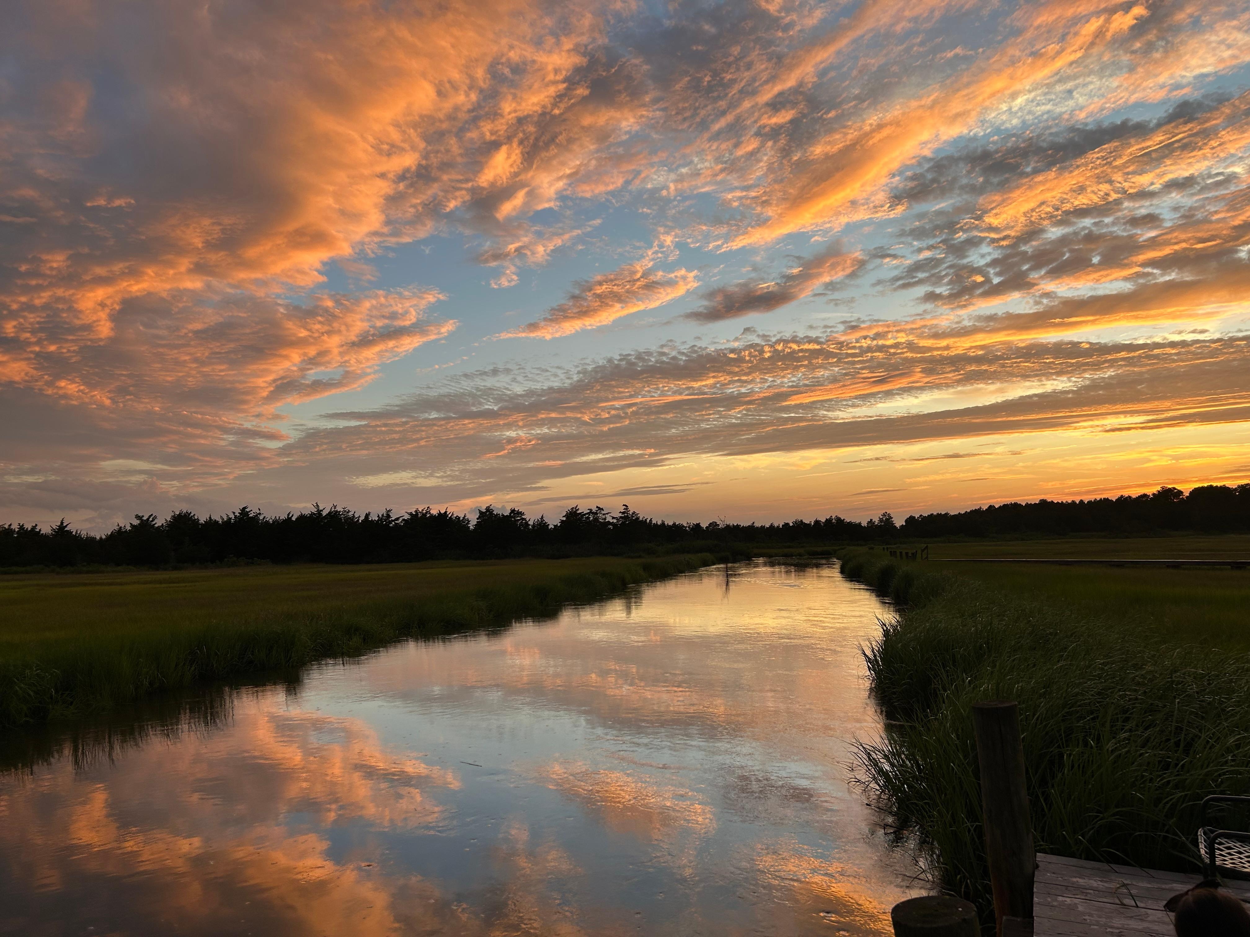 One of many beautiful sunsets