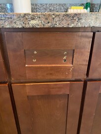 Missing kitchen handle