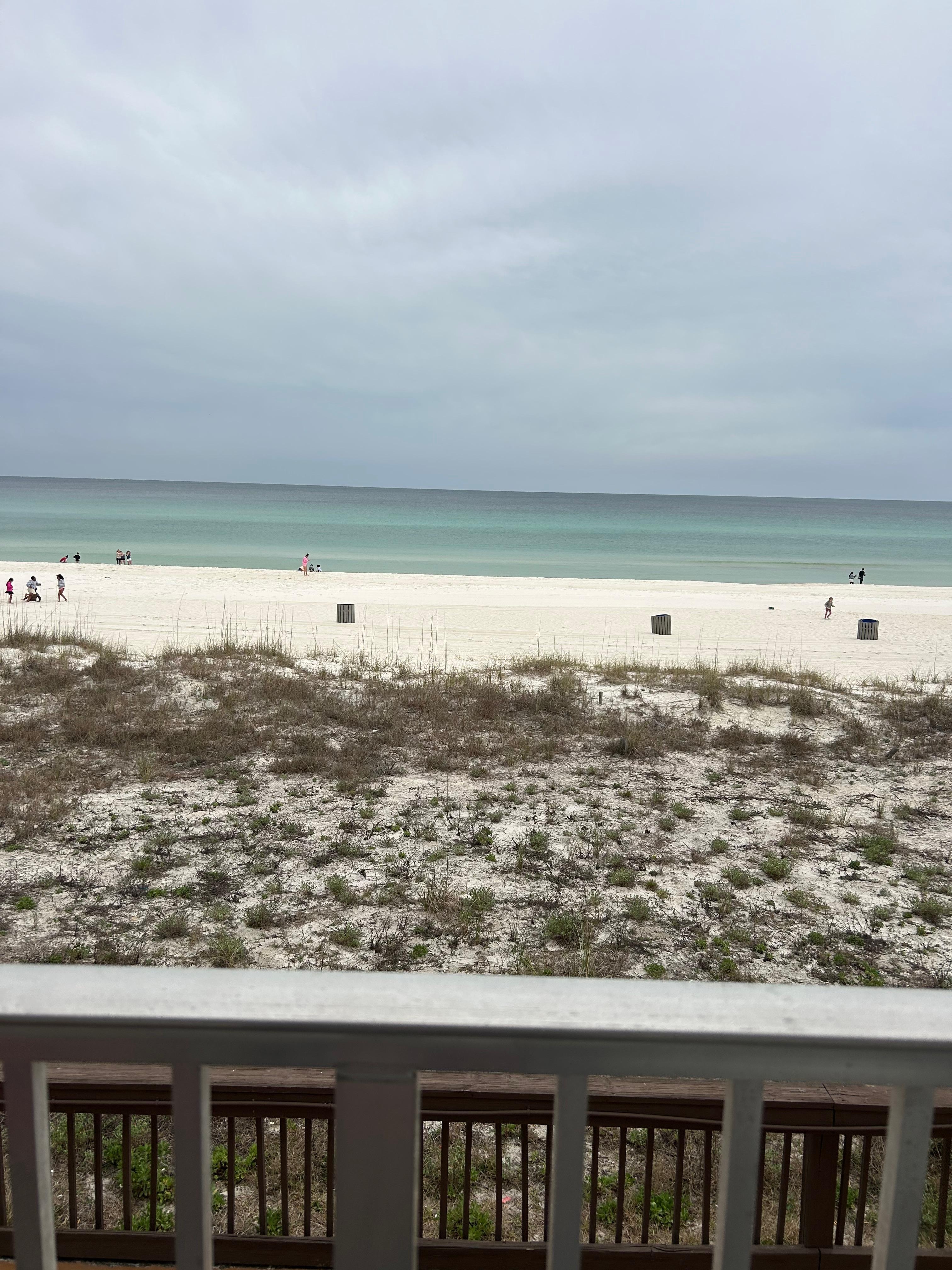 The view from our balcony 