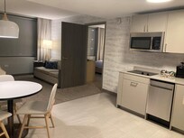 kitchenette/living area