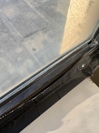 Cold air came through the duct tape around the air conditioner and window all week