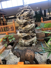 Fountain in lobby