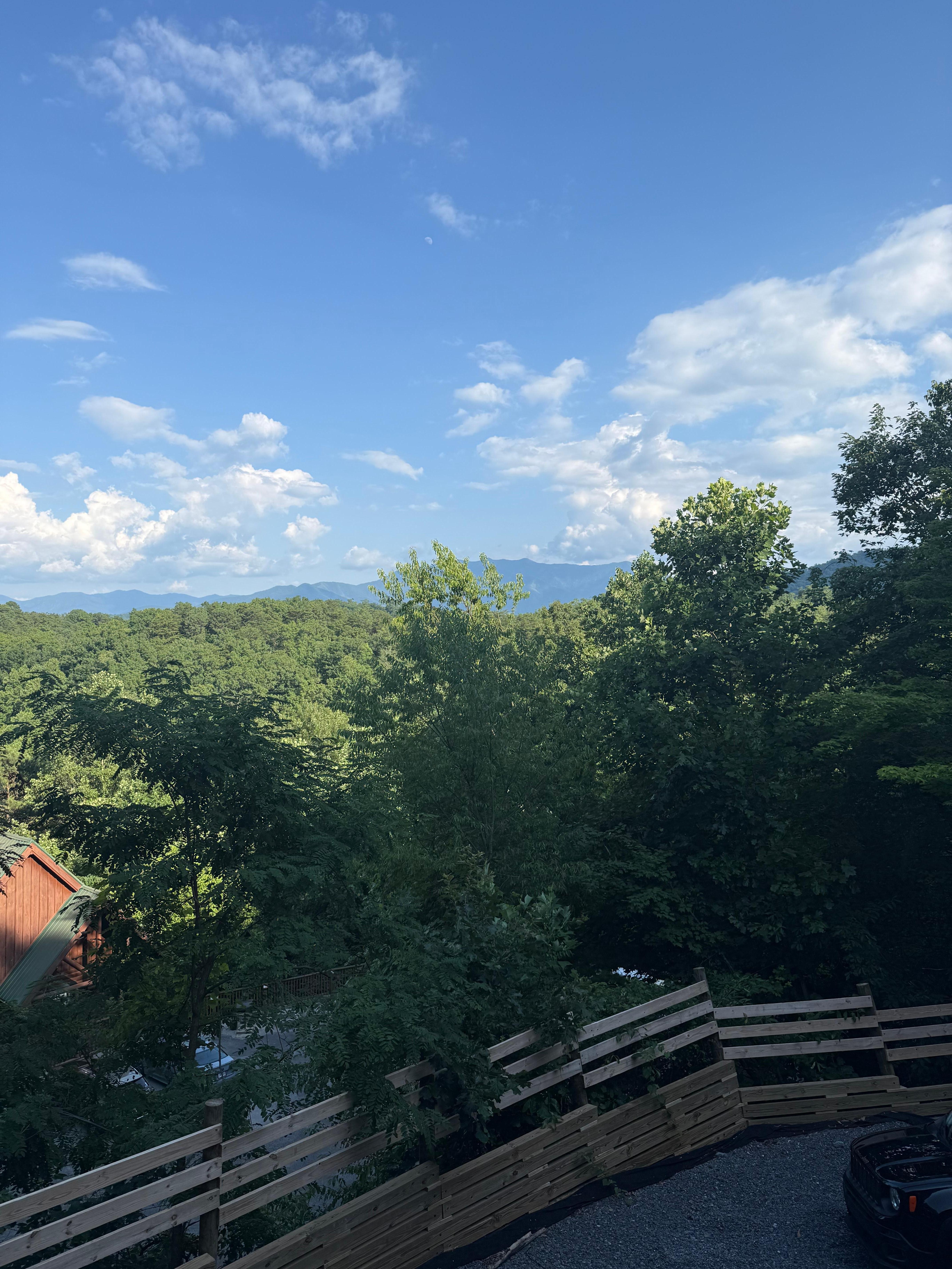 Mountain view from the front porch 