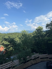 Mountain view from the front porch