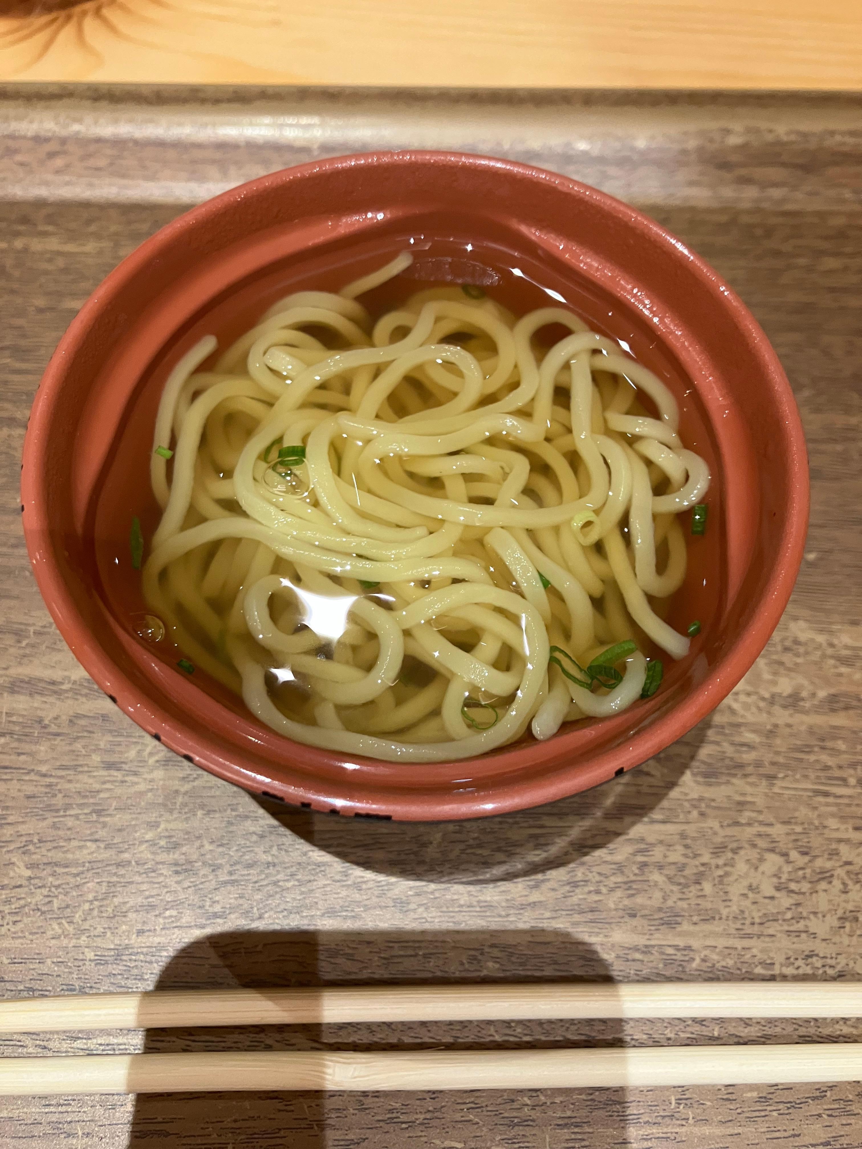お福分けのミニしじみラーメン