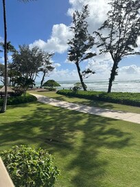 `View from the balcony.