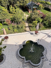 Overlooking the garden