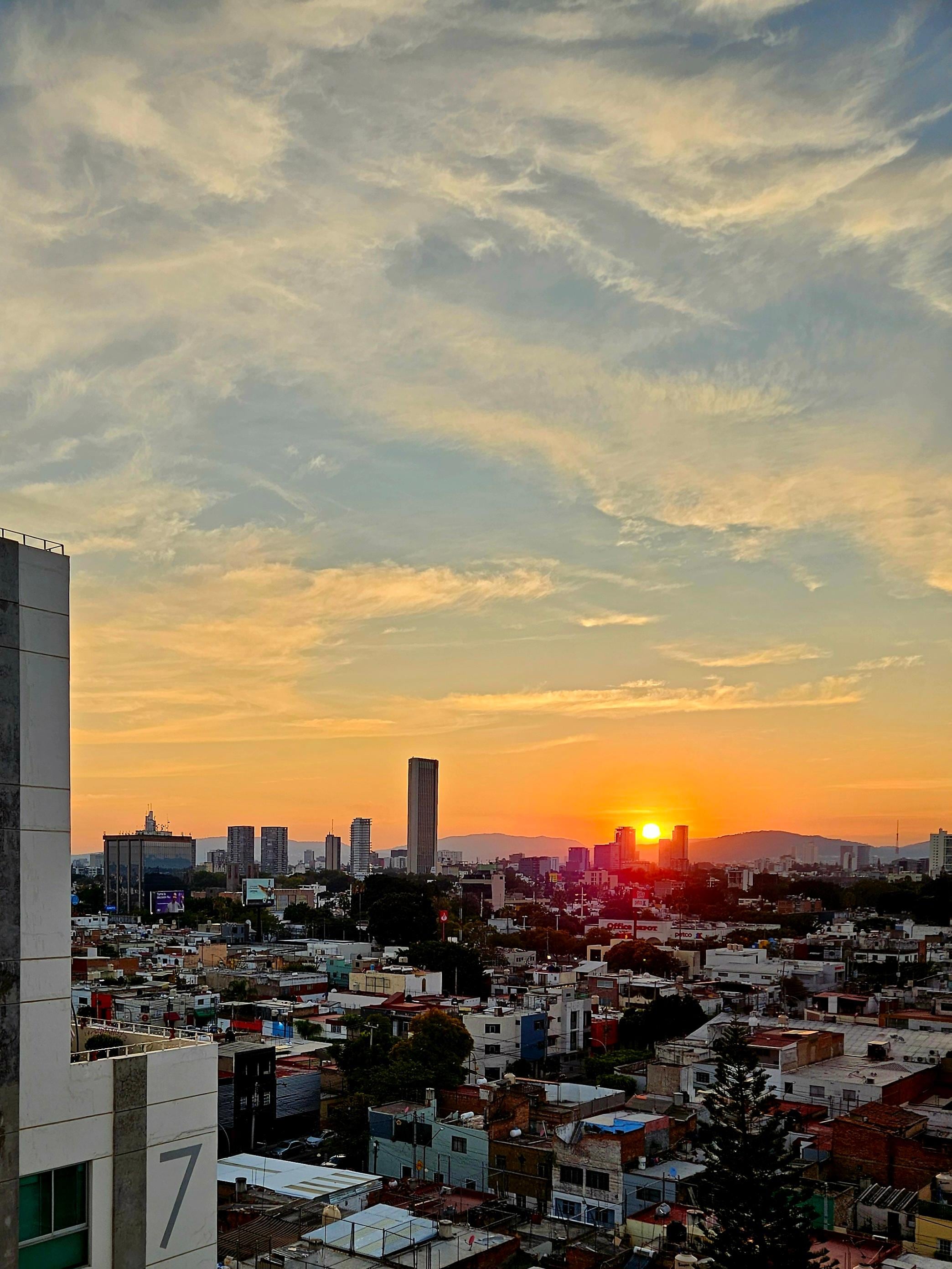 Incredible sunset view from the couch