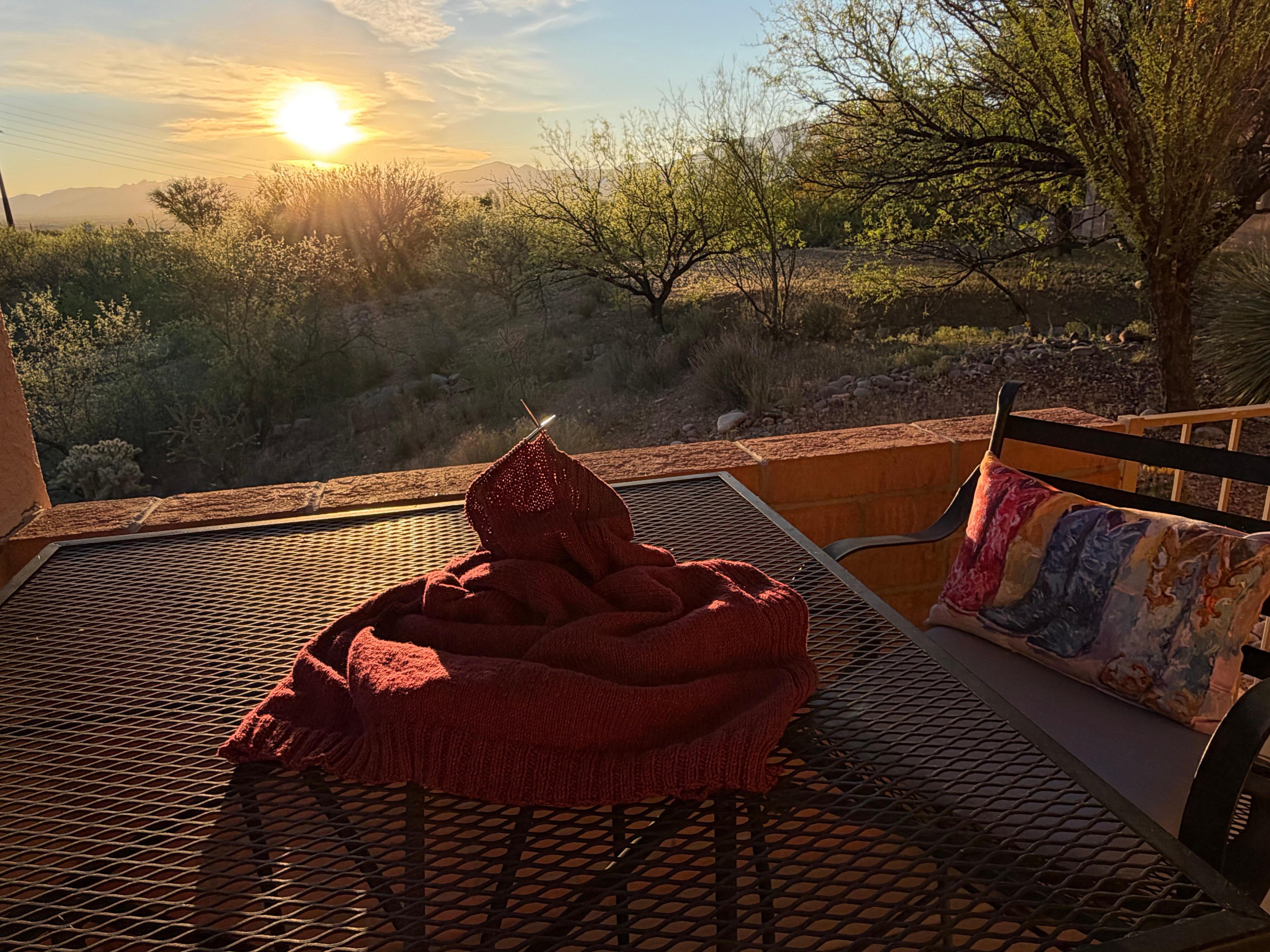 Our morning view from our patio. The perfect place to start the day. 