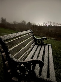 First sign of snow, first night