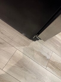 Leaking freezer