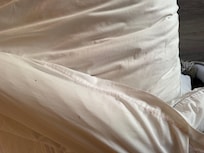 Dirty bedsheets