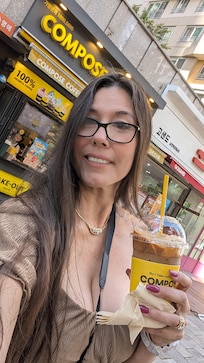 My favorite coffee shop around the corner of the hotel.
