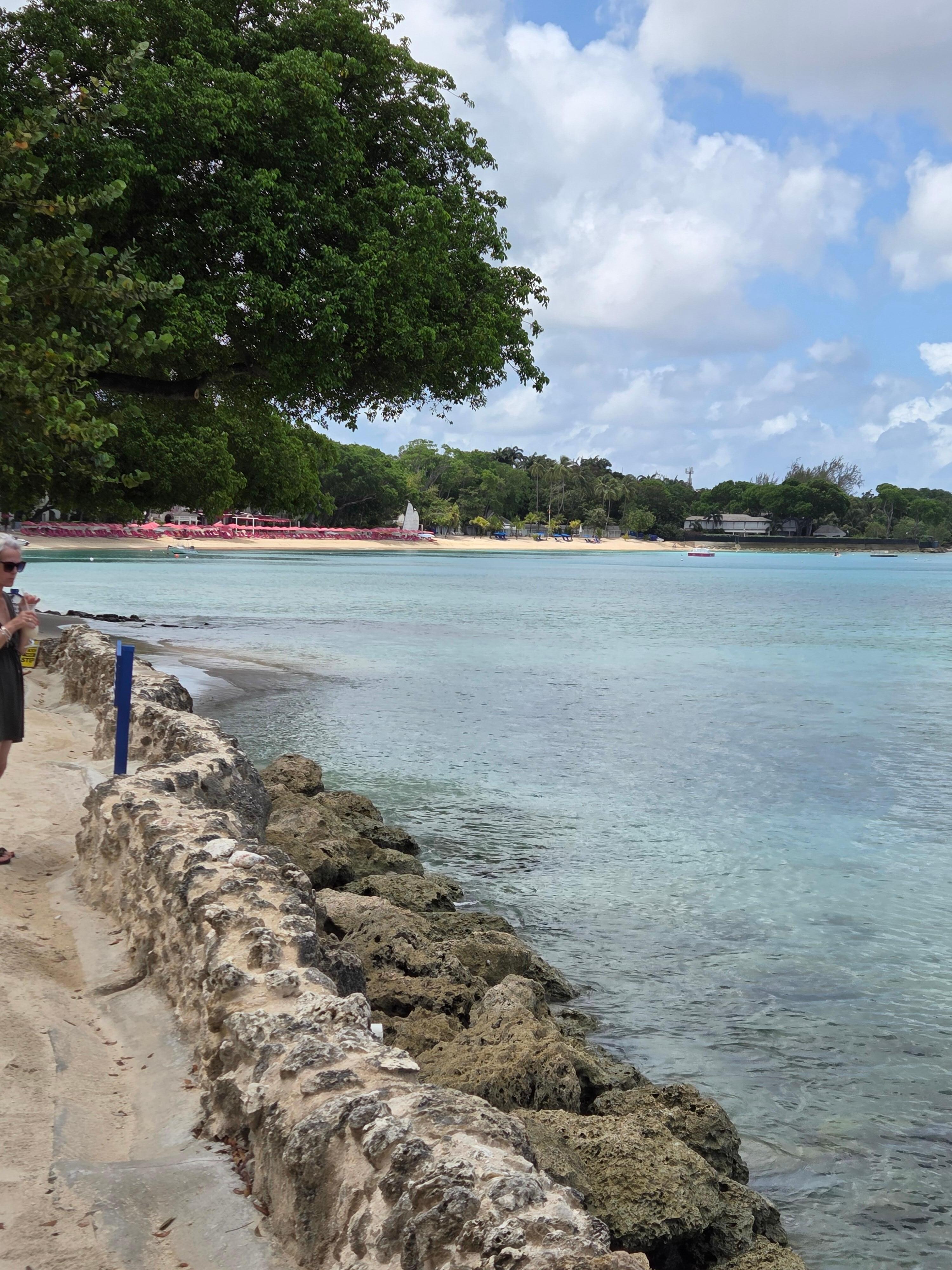 View of sandy beach very close by