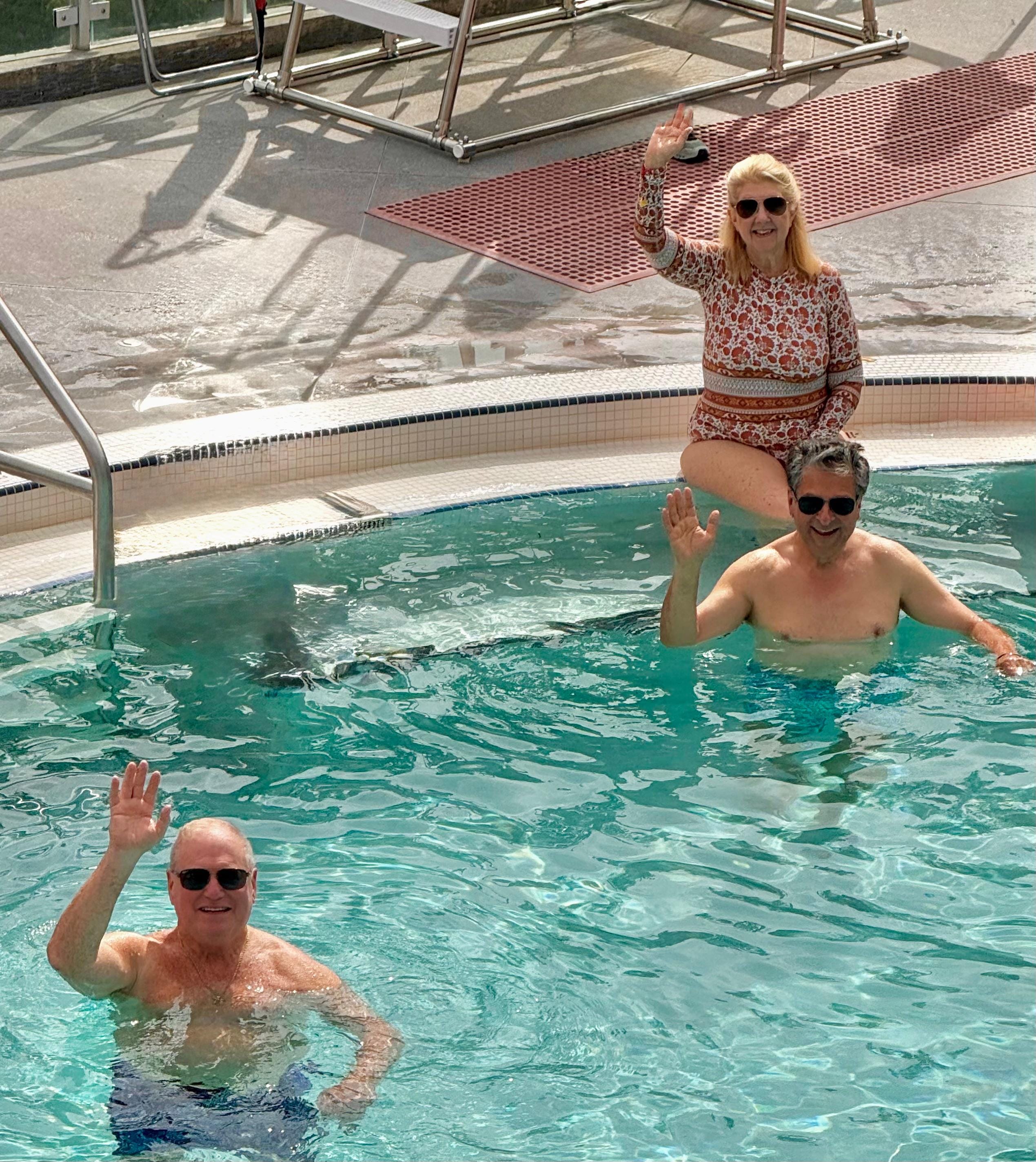 Thermal hot springs within walking distance of the hotel.