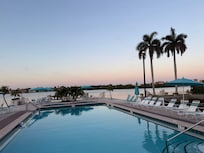 Nice pool with a view.