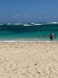 The beach is breathtaking, and the water is speechless!