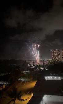 You can watch Friday night fireworks on the lanai!