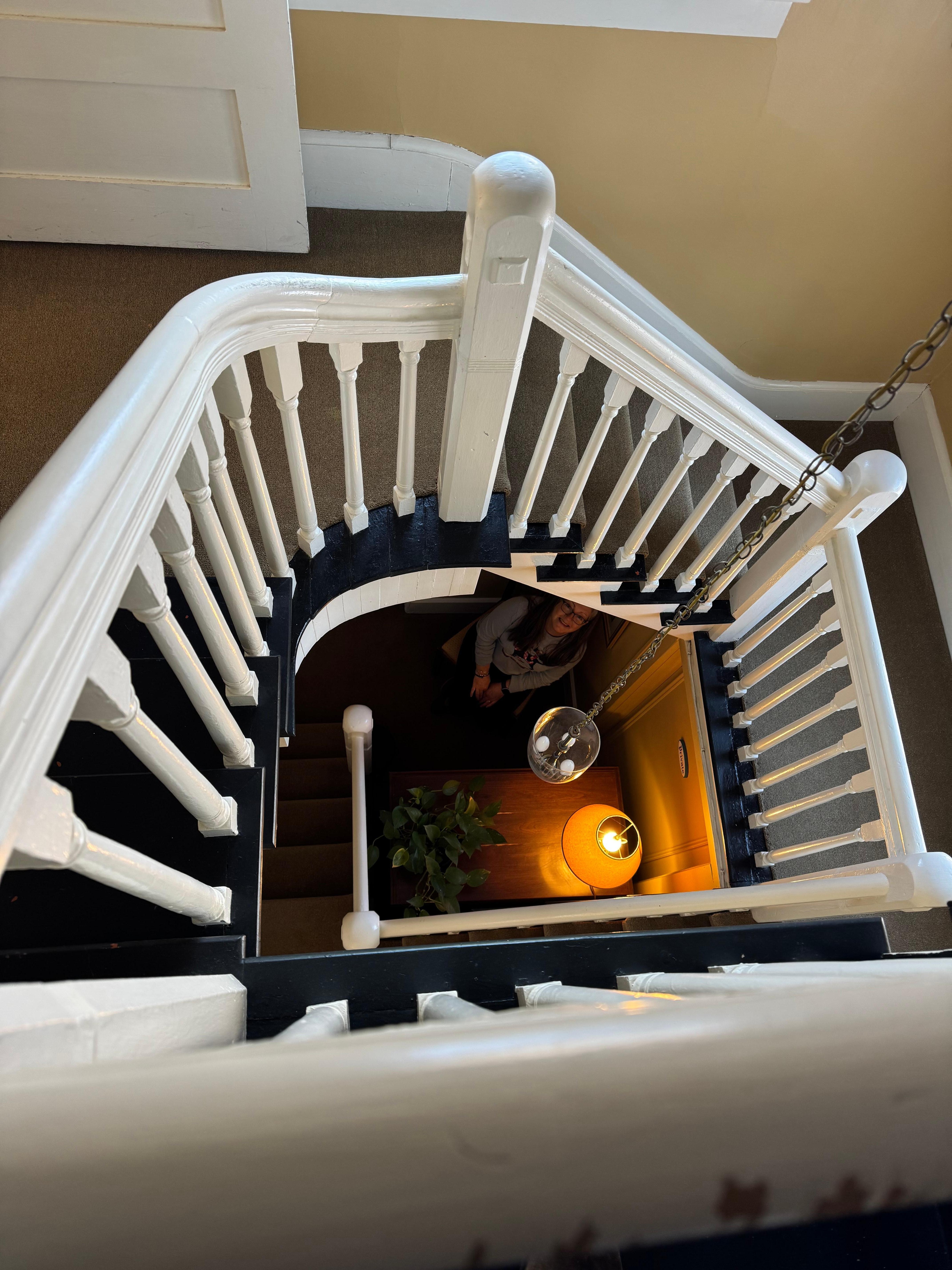 Stairs in the Tower room