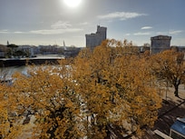 Vue depuis la chambre de jour en novembre
