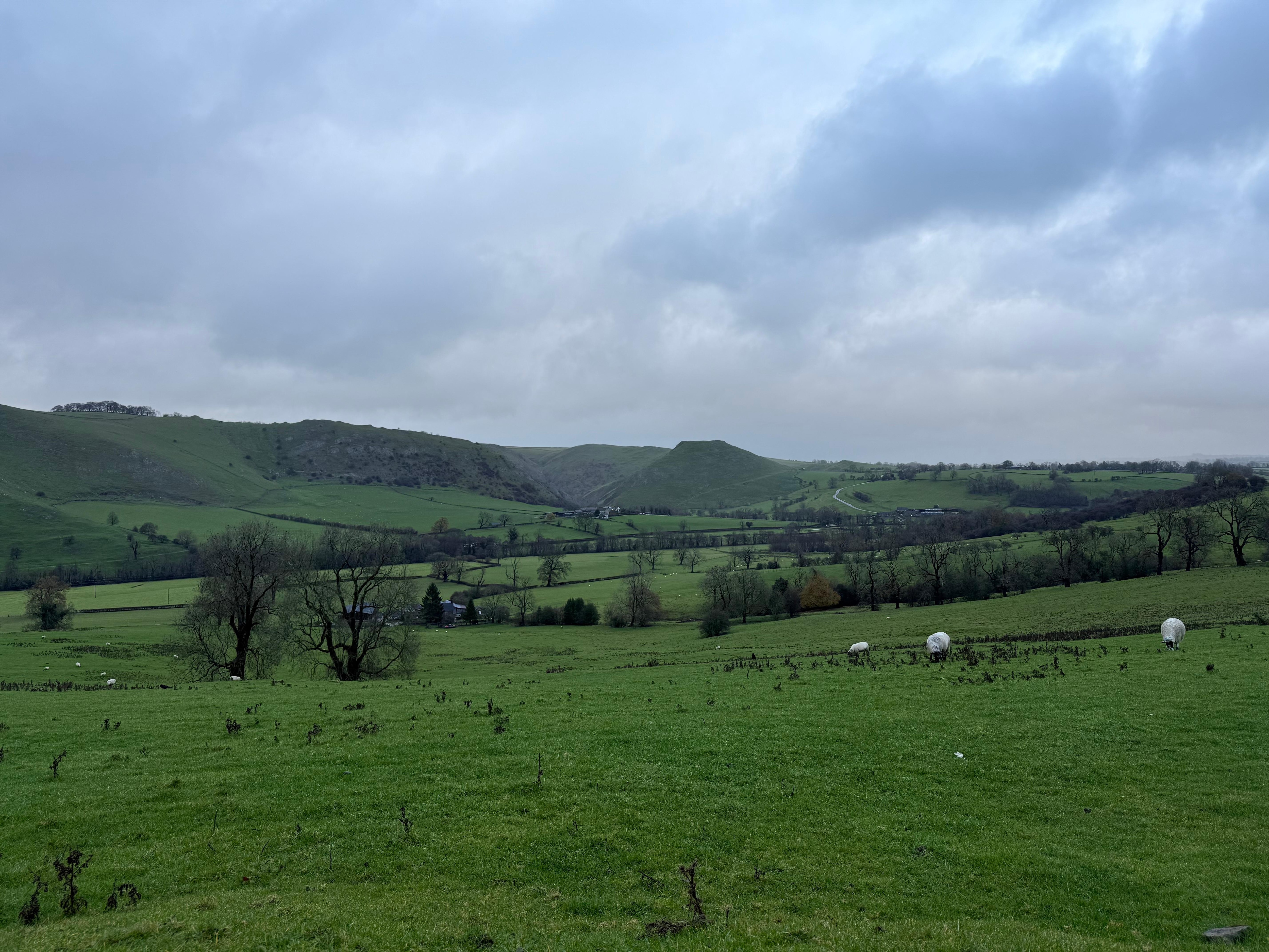 Thorpe Hill , Dovedale valley.