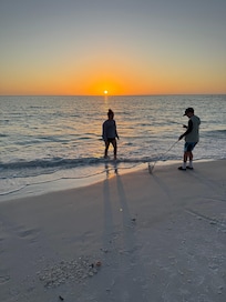 Bean Point at sunset.