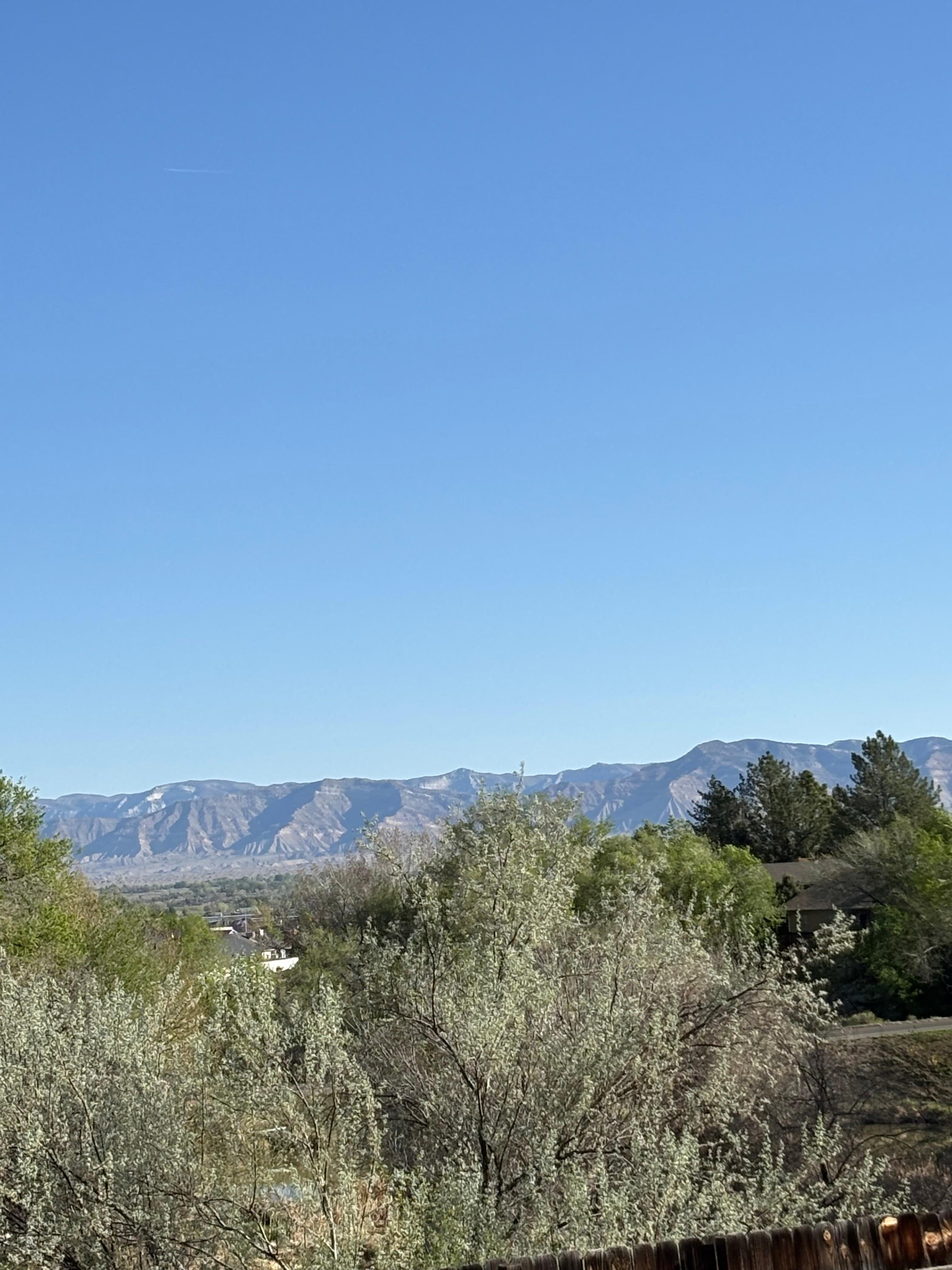 This is the view from the deck.