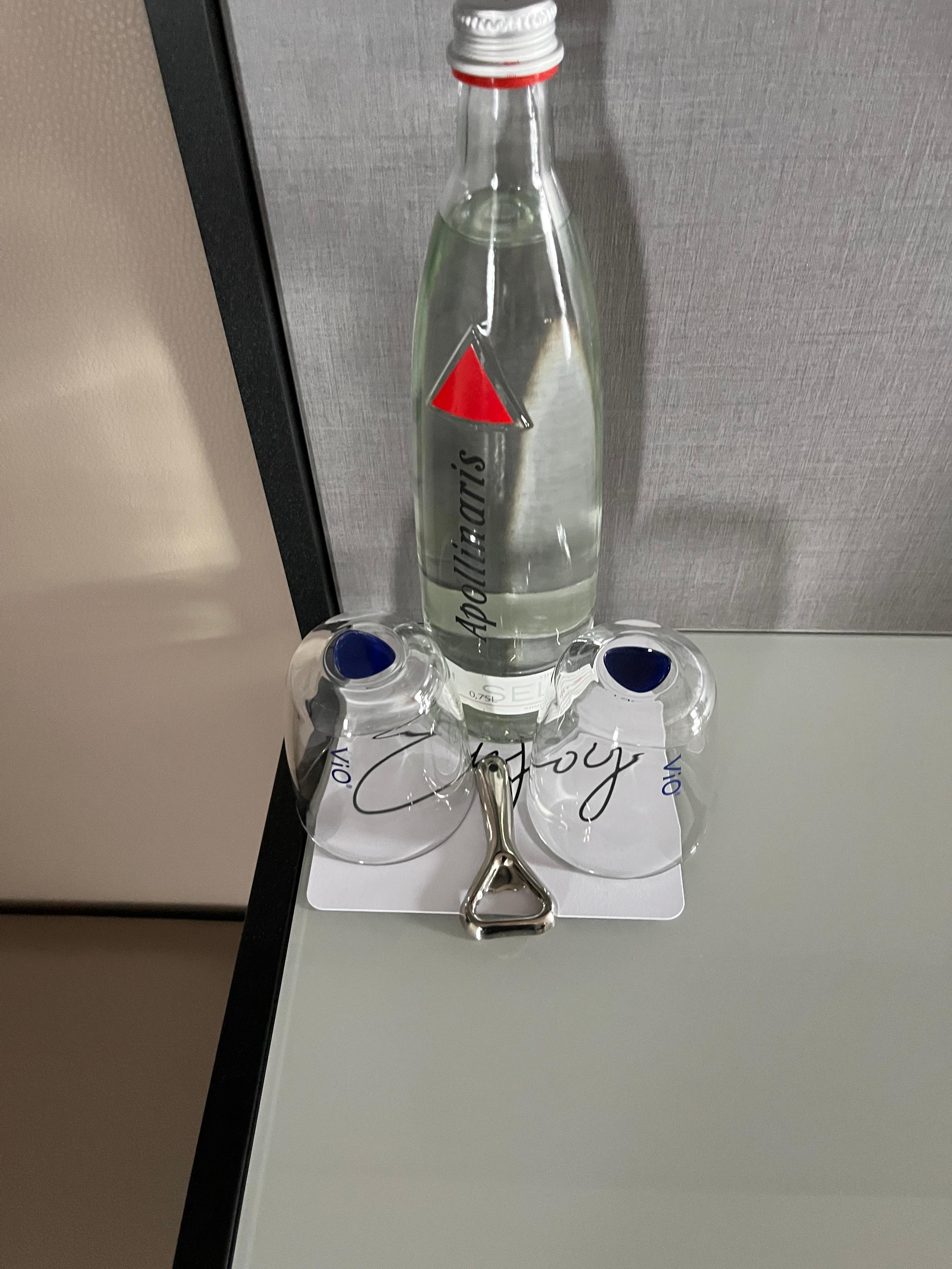 Complimentary water