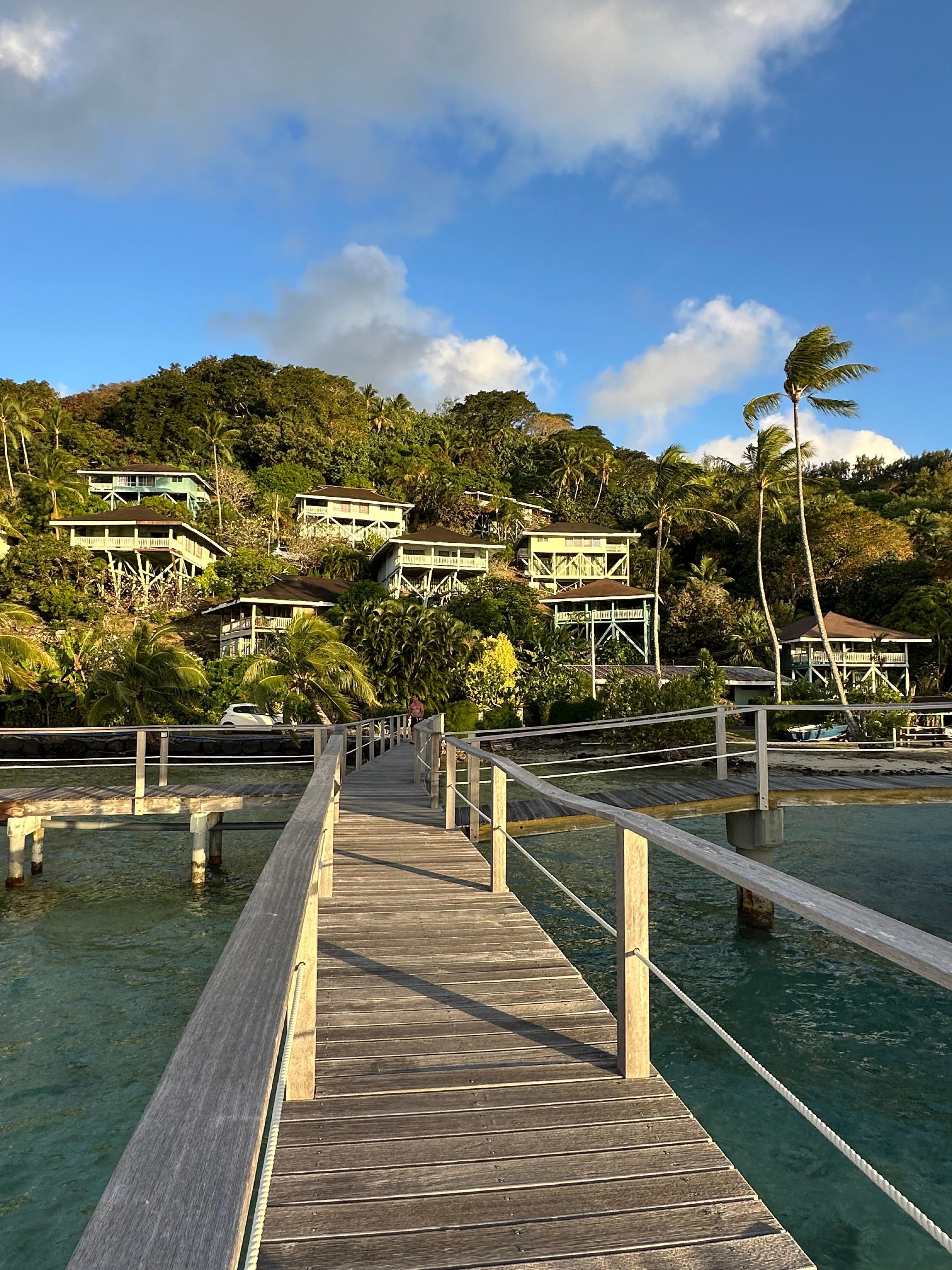 View of bungalow from deck (house on the right)