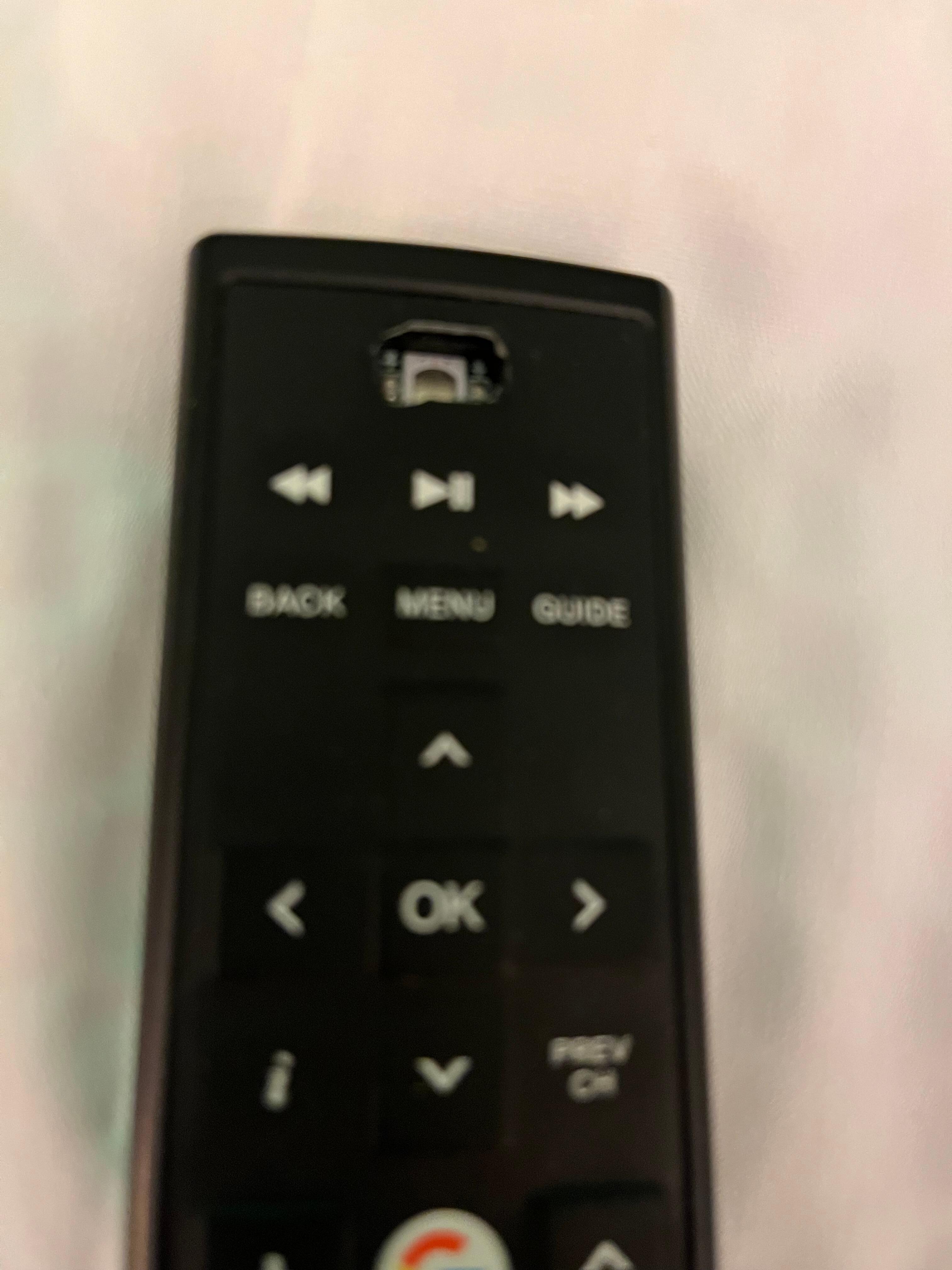 Remote was missing buttons to turn on/off and turn channels