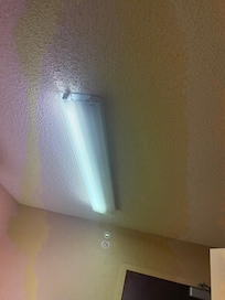 Light in the kitchen of the room
