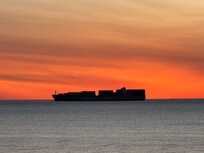 Morning Ship headed into Savannah