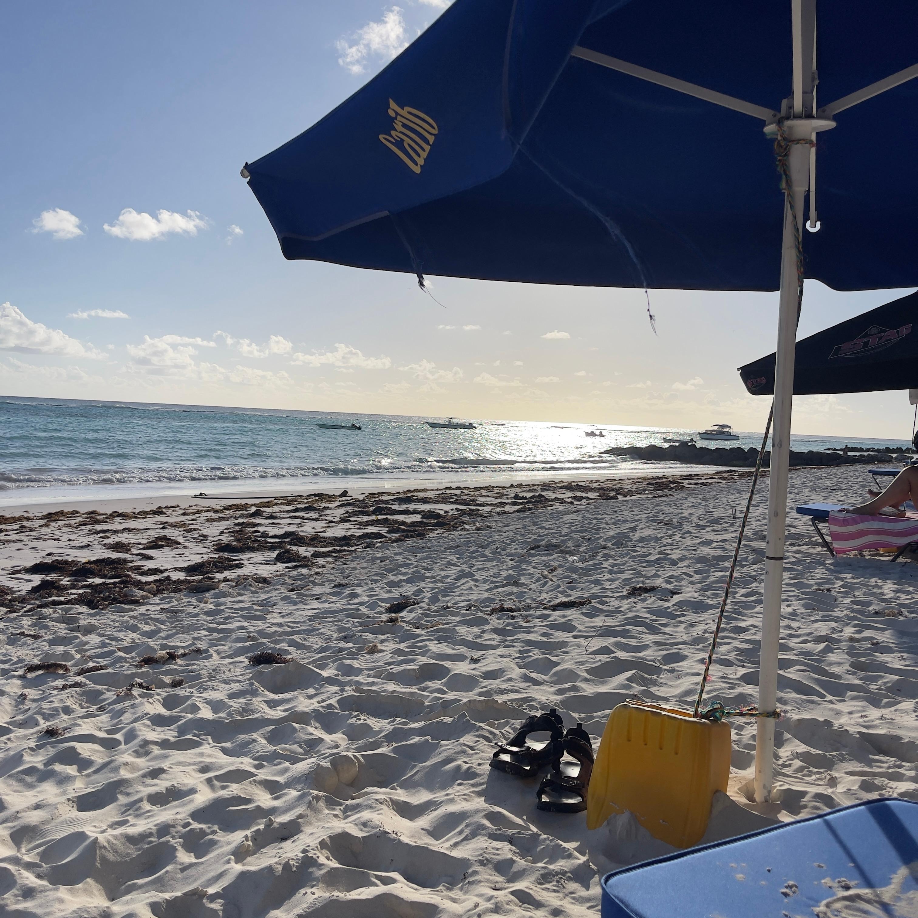 Great beach around the corner 