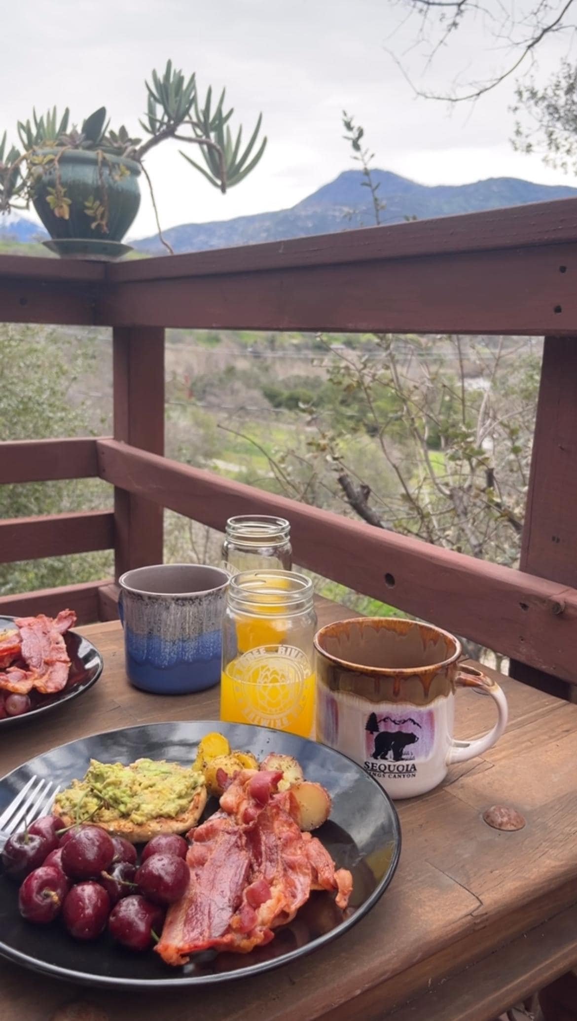 Breakfast with a view