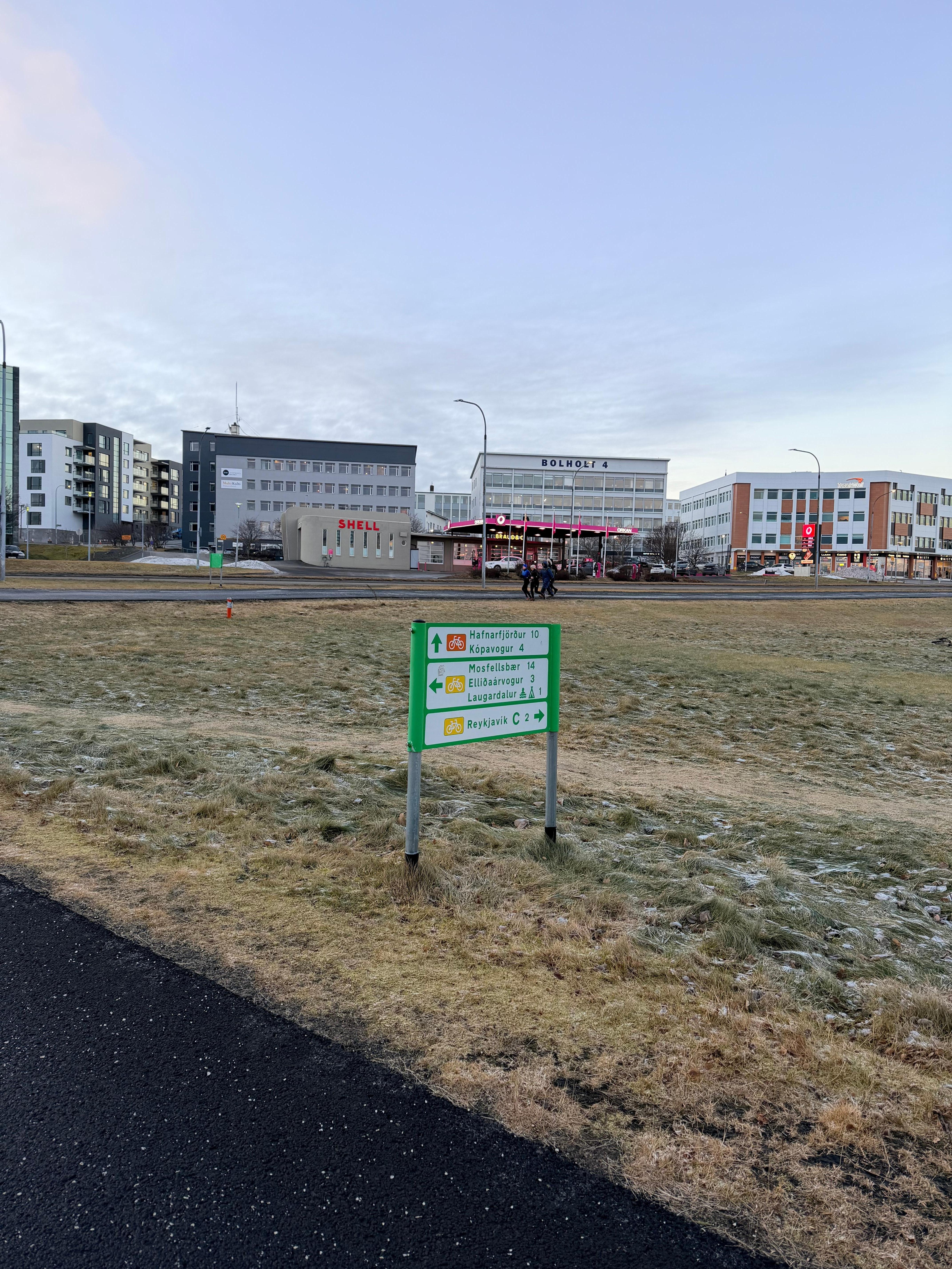 Blick auf das Gebäude 