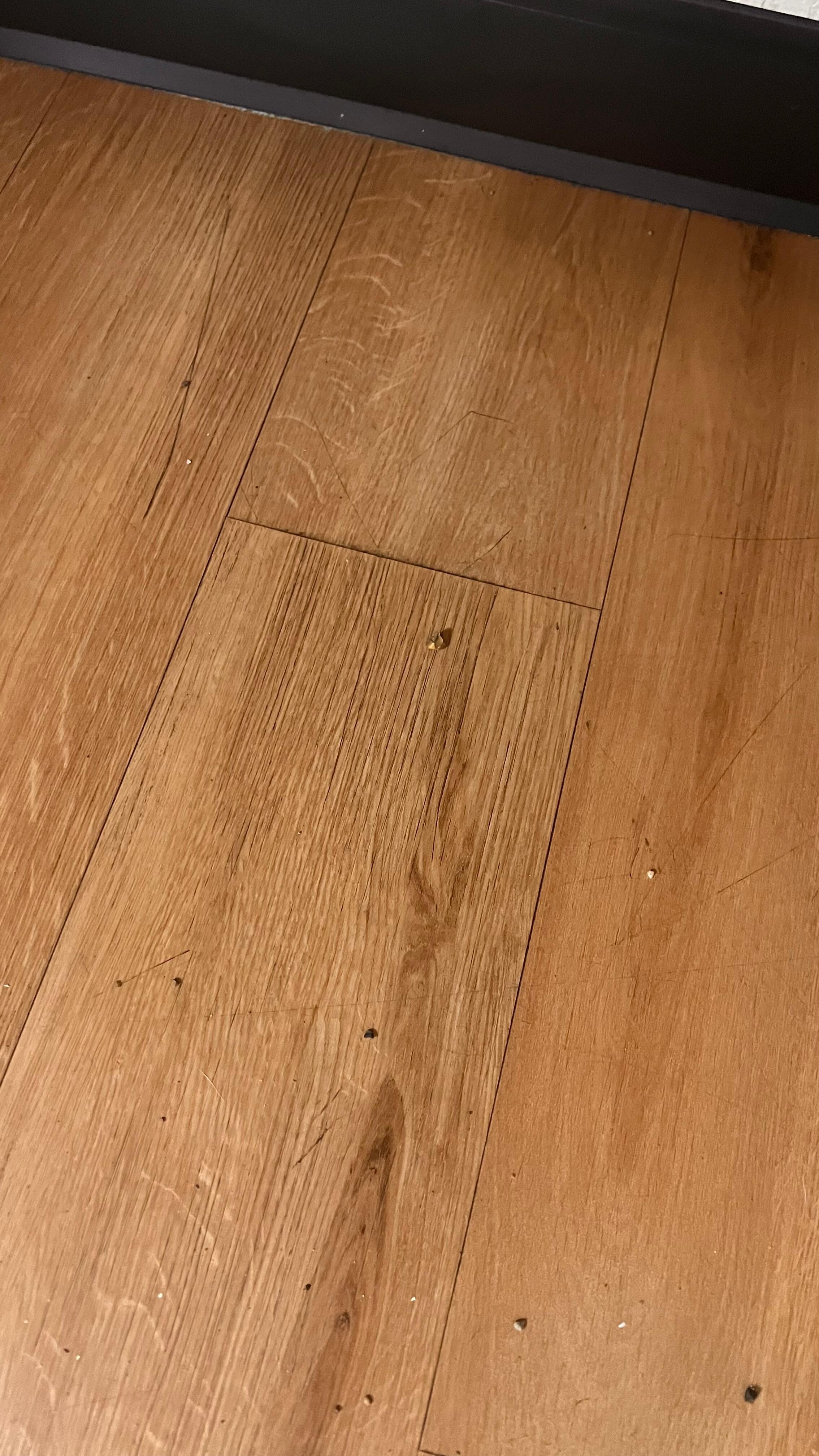 Floor was filth