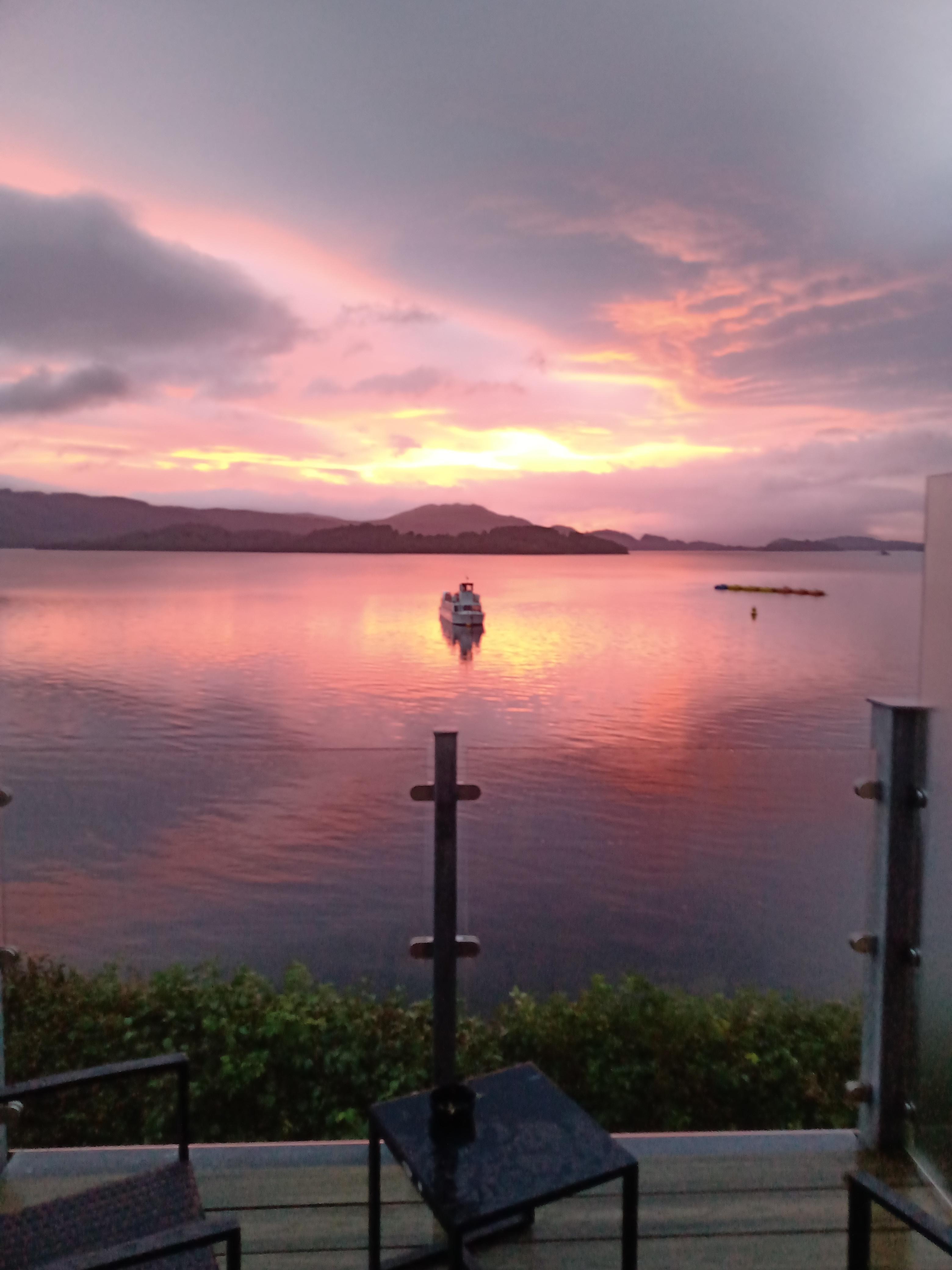 View from our balcony