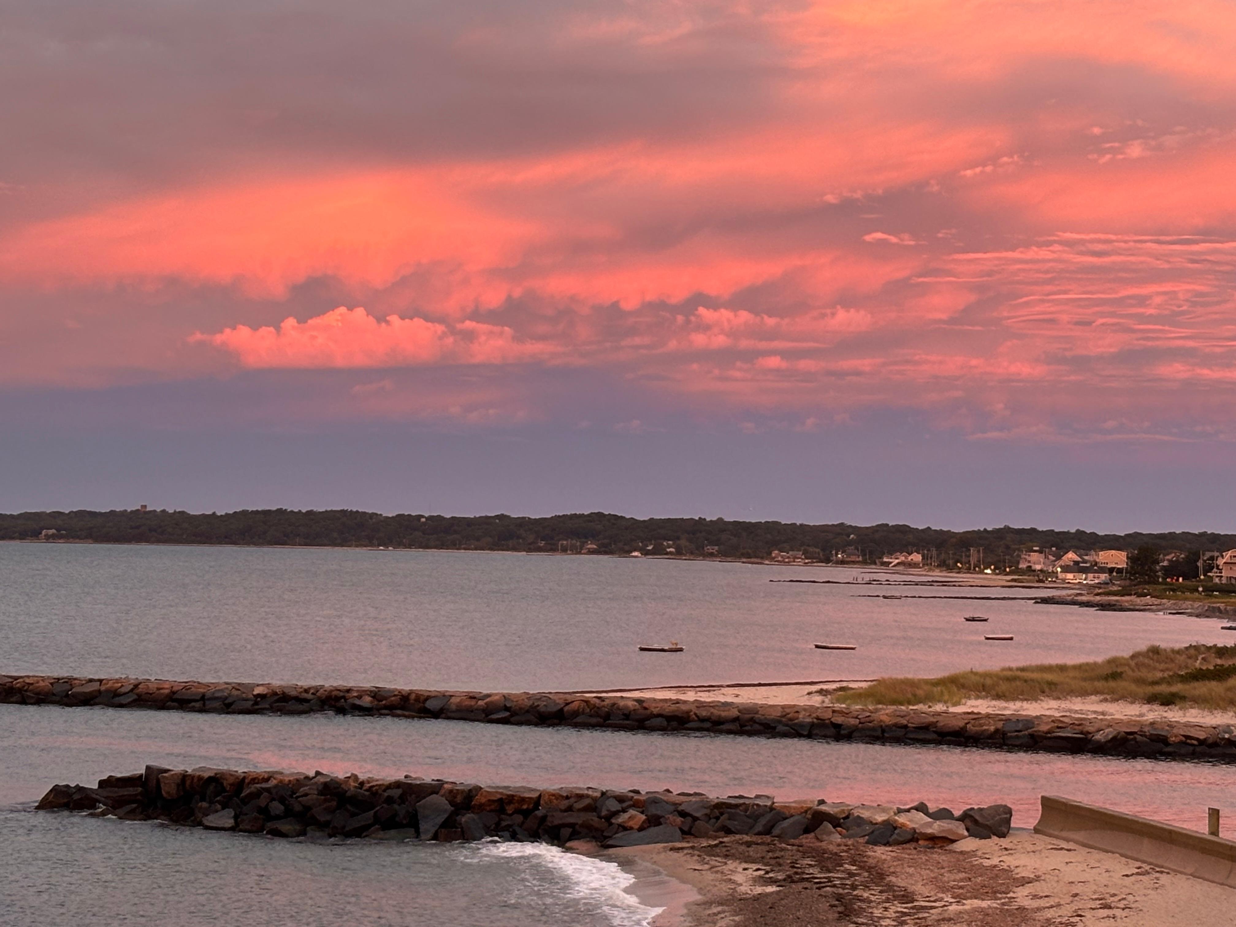 Sunset view from balcony from my room