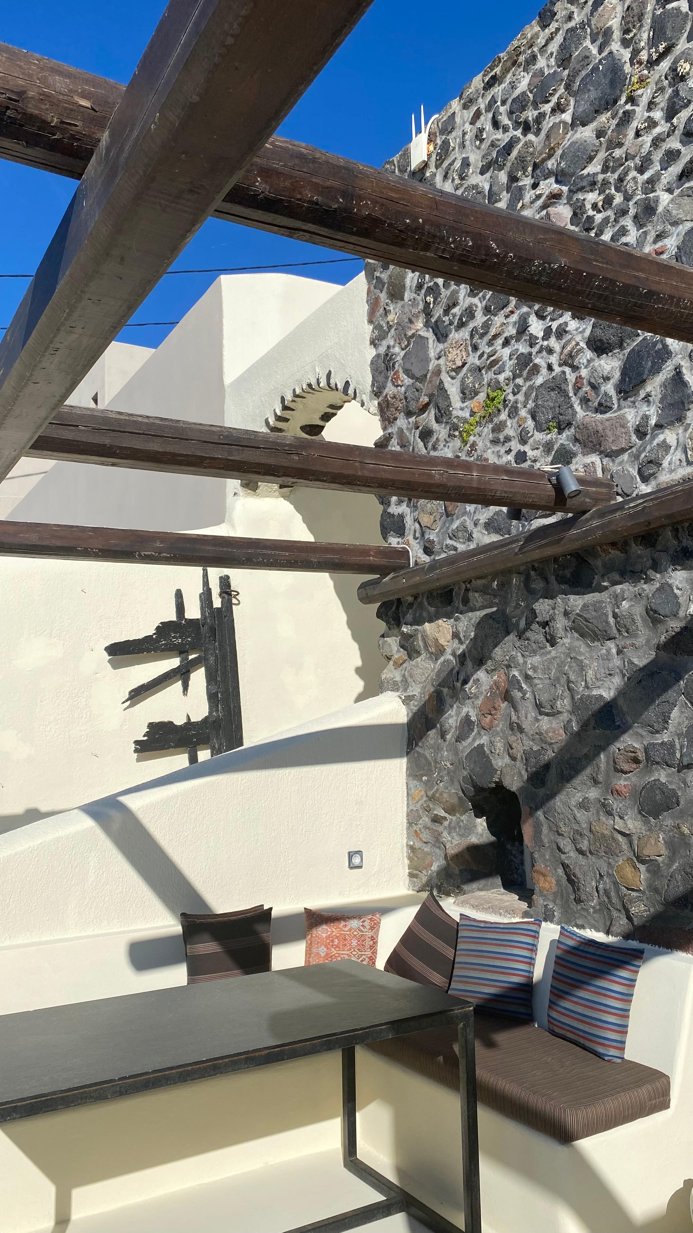 Pergola sans couvert de bambou 