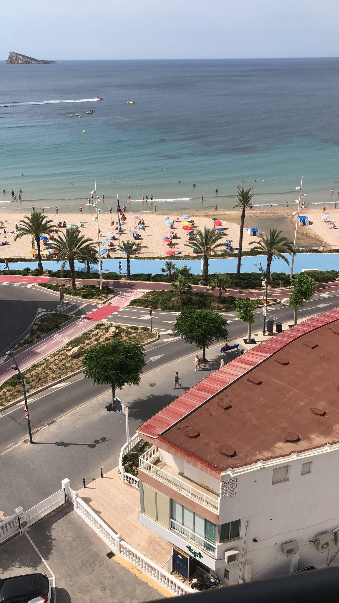 Vistas al mar desde la habitación
 (7ª planta)